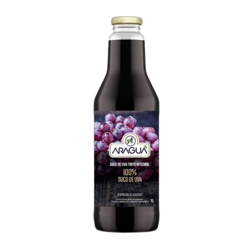 SUCO INTEGRAL ARAGUA UVA VIDRO 1,5L