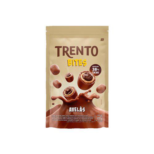 TRENTO BITES AVELÃ AO LEITE POUCH 120G