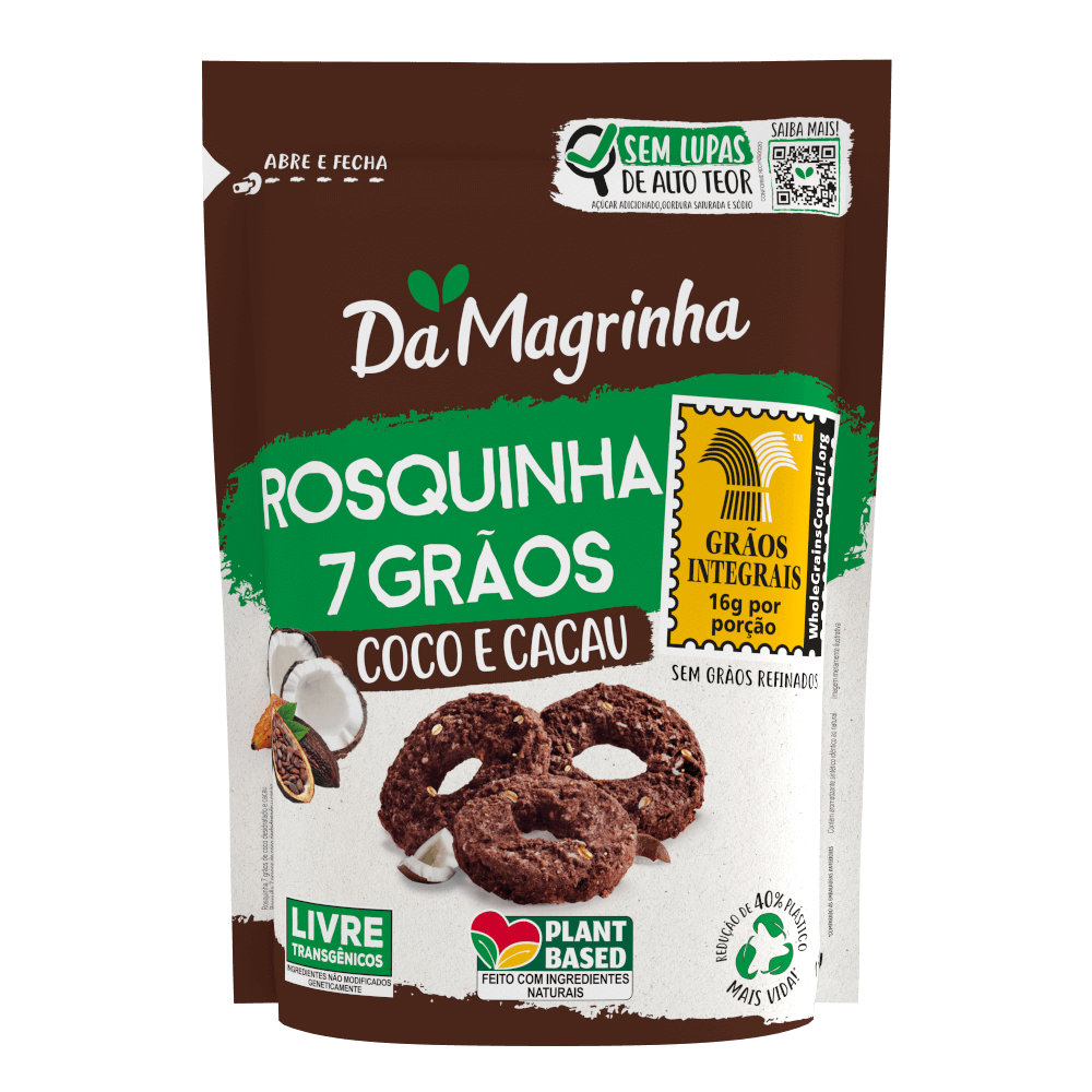 Rosquinha Da Magrinha 7 Graos Coco Cac 120g