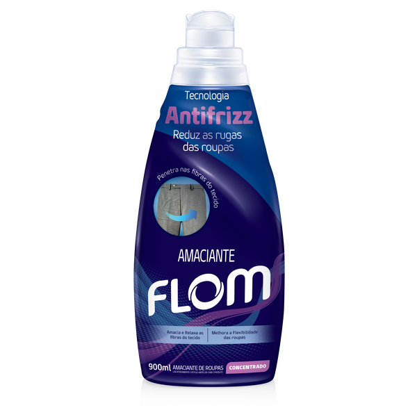 Amac Roupas Flom Antifrizz 900ml