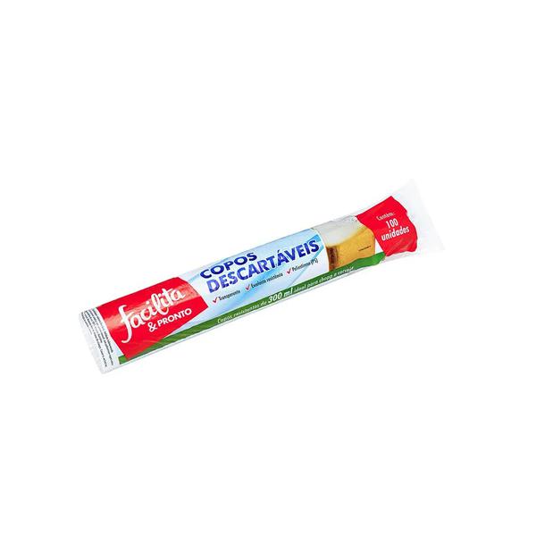 Copo Desc Facilita&pronto Branco 300ml