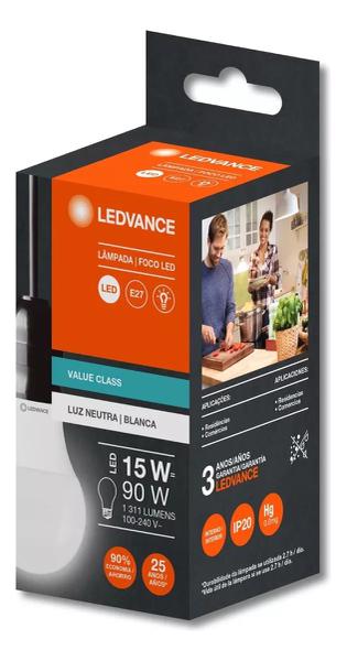Lamp Led Ledvance 4000k 15w Amar Bivol