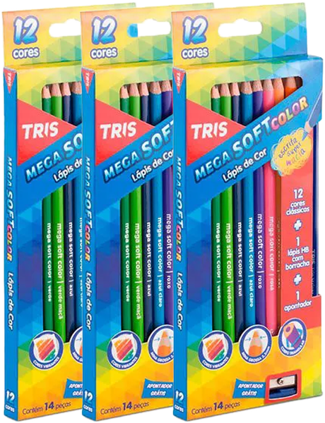 Lapis Cor Tris Mega 12cores