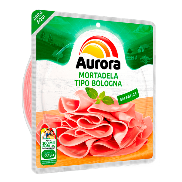 Mortadela Aurora Bologna Fatiada 180g