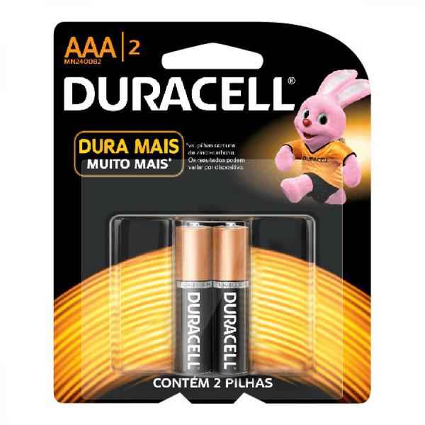 Pilha Duracell Alc Aaa2