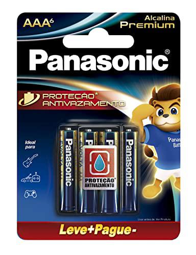 Pilha Panasonic Alcalina Premium Aaa Sm-6