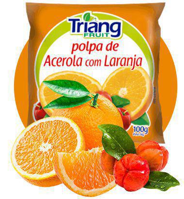 Polpa Fruta Triang Acerola/Laranja 100g