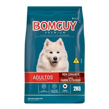 Racao Bomguy Prem S/Cor Carne/Frango 2kg