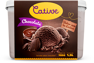 Sorvete Cative Chocolate 1,5l