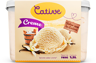 Sorvete Cative Creme 1,5l