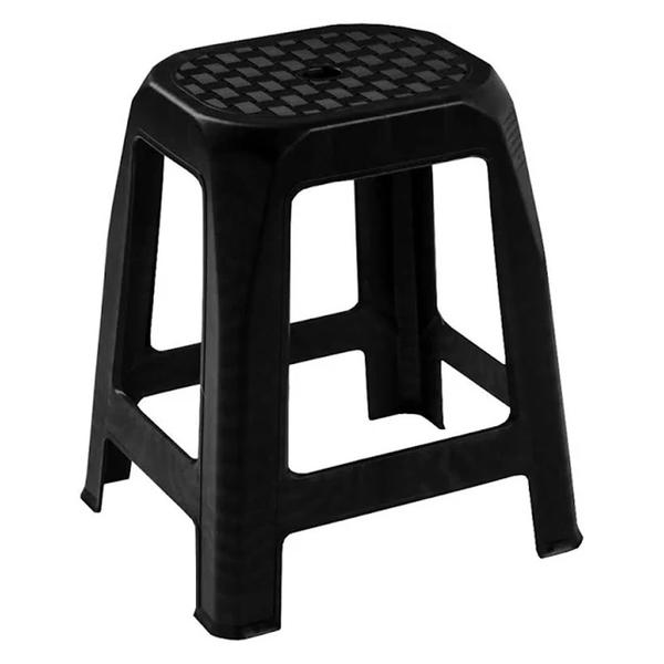 BANQUETA PLASTICA MOR PRETA