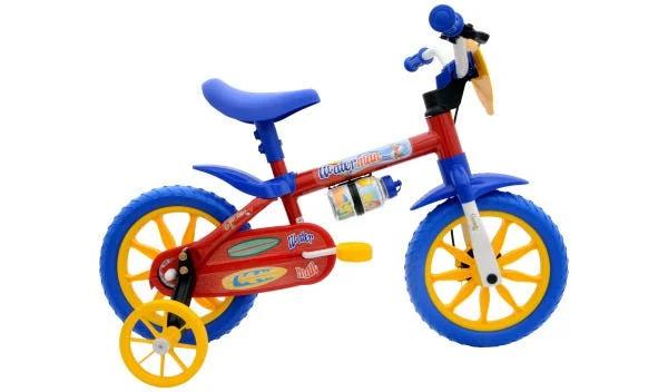 BICICLETA ARO 12 MASC FIRE/WATER MAN VERM/AZUL 03 BUBA