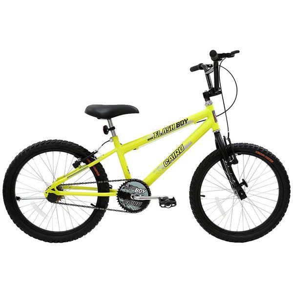 BICICLETA ARO 20 MTB REB CROSS FLASH BOY AMAR NEON BUBA