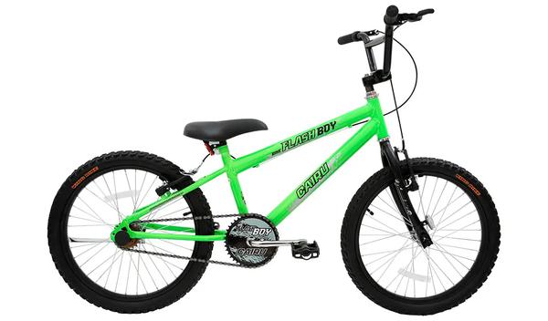 BICICLETA ARO 20 MTB REB CROSS FLASH BOY VERDE BUBA