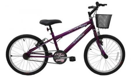 BICICLETA ARO 20 MTB REB STAR GIRL C/CT VIOL  BUBA