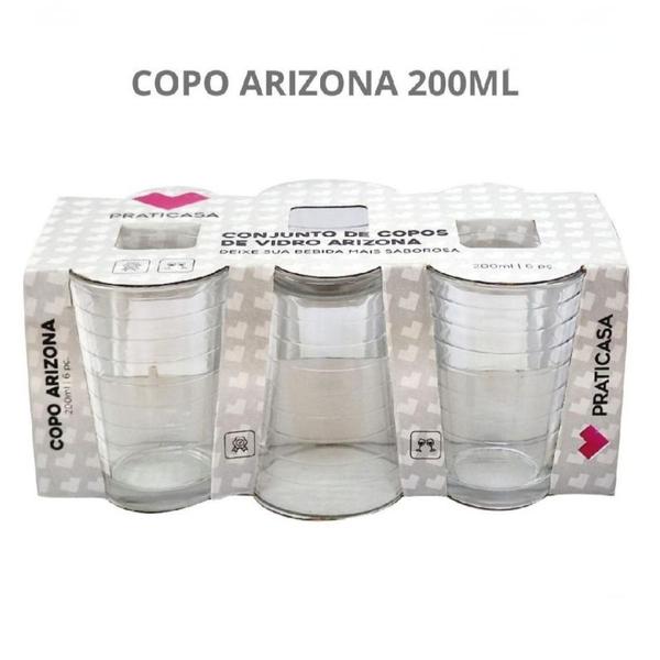 CJ DE COPO ARIZONA TRANSPARENTE 6UND