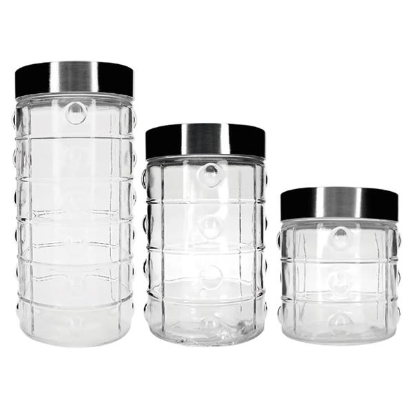 JOGO DE POTE REDOND MIMO STYLE 3PCS