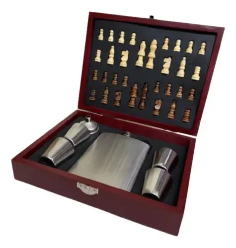 KIT CANTIL DE BOLSO 6PCS + JOGO DE XADREZ  UNI GIFT