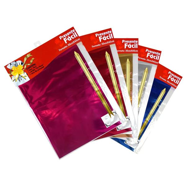 KIT PRES. FACIL LISO METALIZADO 30X45 GALA BRINQUEDOS