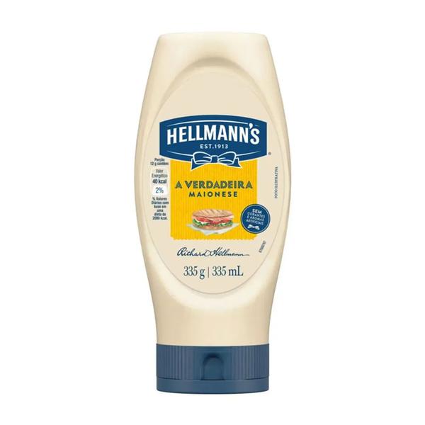 MAIONESE HELLMANNS QUEIJO SQUEEZE 335G