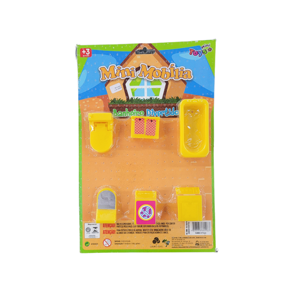 MINI MOBILIA TOYS BANHEIRO DIVERTIDO 
