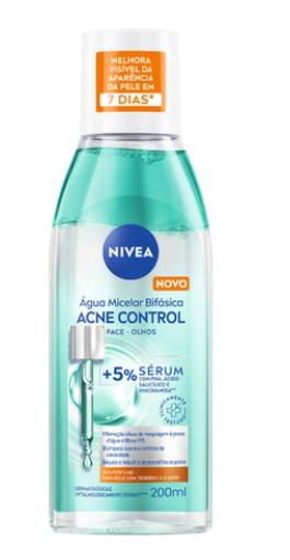 AGUA MICELAR NIVEA ACNE CONTROL 200ML