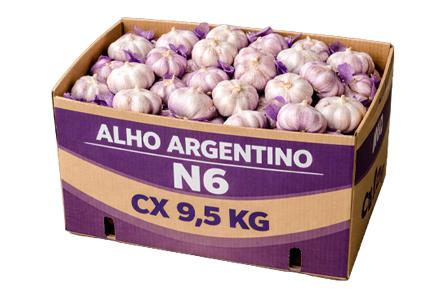 ALHO ARGENTINO N6 CX 9,5KG