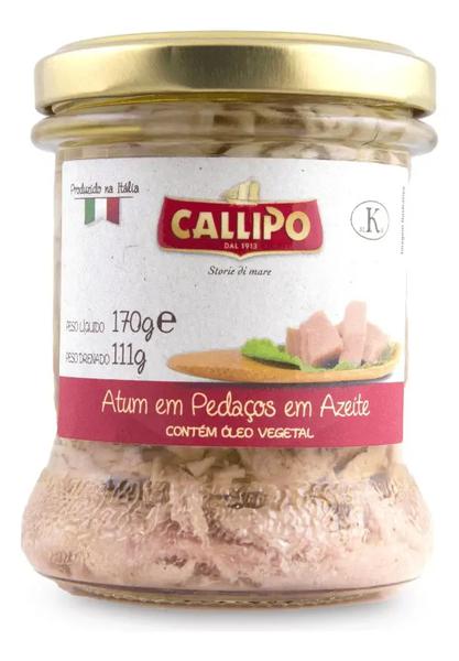 ATUM CALLIPO PEDACOS EM AZEITE 170G