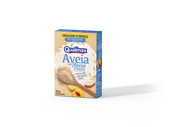 AVEIA QUALIMAX  FLOCOS FINOS 425G