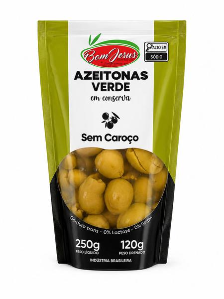 AZEITONA BOM JESUS SCH 120G SEM CAROÇO