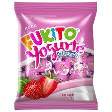 BALA PIETROBON YOGURTE MORANGO FUKITO 480G