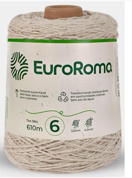 BARBANTE EURO ROMA COLOR 610M 600G NUDE
