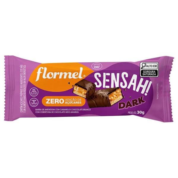 BARRA CEREAL FLORMEL SENSAH 30G DARK
