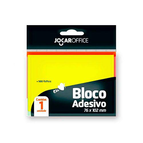 BLOCO ADES JOCAR OFFICE UN AMARELO NEON