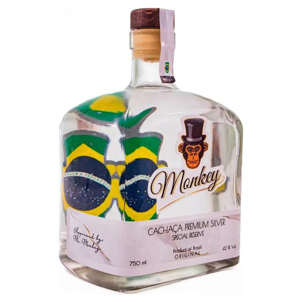 CACHACA MONKEY NEW SILVER  750ML