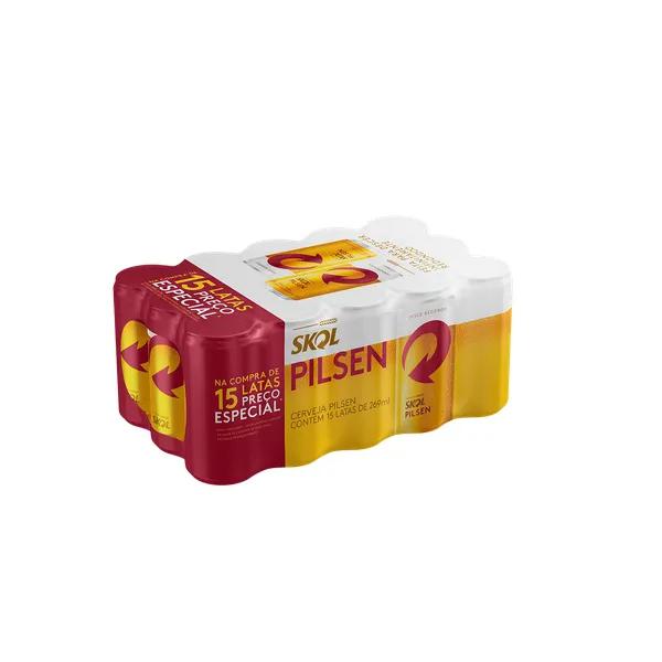 CERVEJA SKOL PACK 15UN