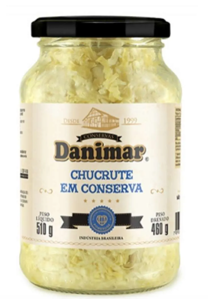 CHUCRUTE DANIMAR CONSERVA 300G