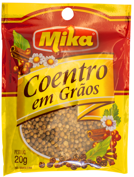 COENTRO EM GRAOS MIKA 20G