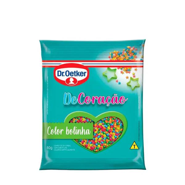 CONFEITO DR OETKER BOLINHAS COLOR 80G