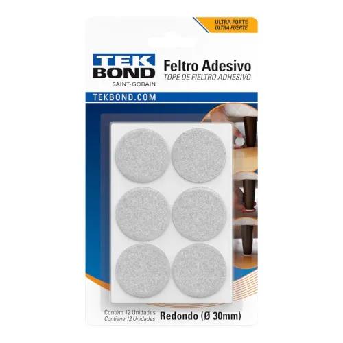 FELTRO REDONDO 30MM BRANCO