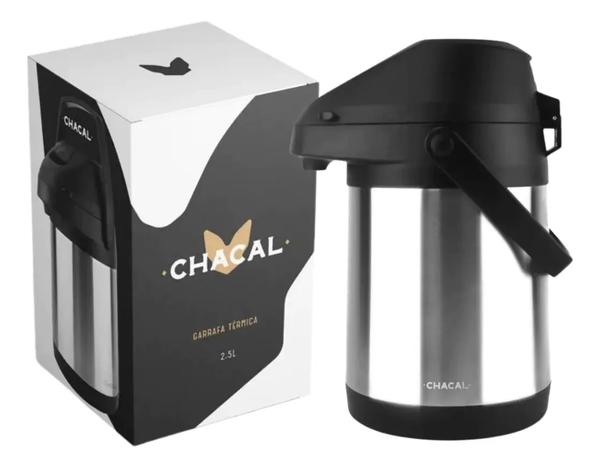 GARRAFA TERM CHACAL 2,5L INOX