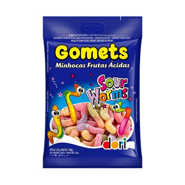 GOMA GOMETS 150G MINHOCAS ACIDAS