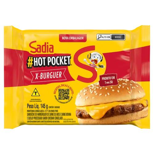 HAMB HOT POCKET SADIA BURGUER 145G