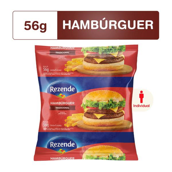 HAMB REZENDE CARNE BOVINA AVES 56GR