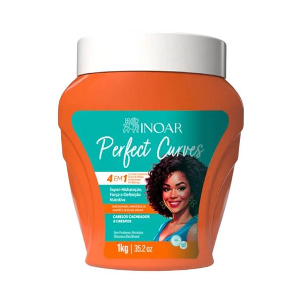 INOAR CREME PERFECT CURVES 1KG - LOTE: 8