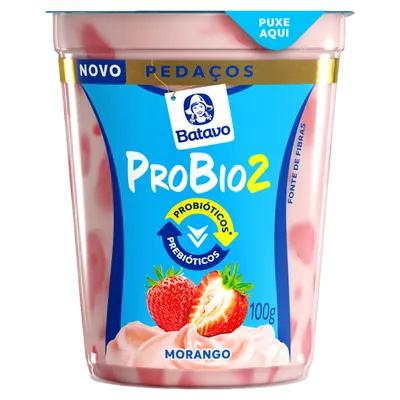 IOGURTE BATAVO PROBIO2 MORANGO PED FR 10