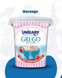 IOGURTE GREGO UNIBABY 450G MORANGO