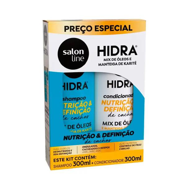 KIT SHAM COND SALON LINE 500ML HIDRATACA