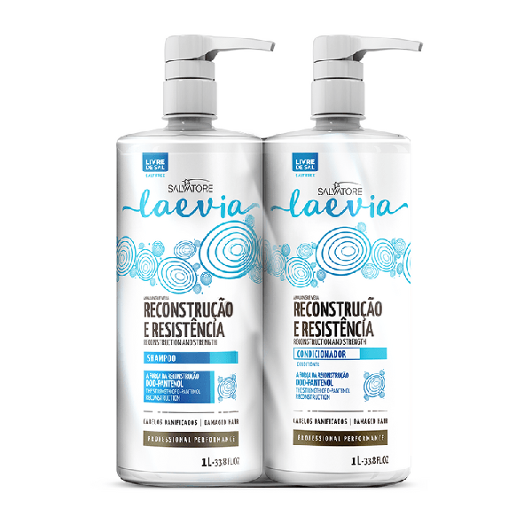 KIT SHAMPOO E COND LAEVIA RECONSTRUÇÃO E