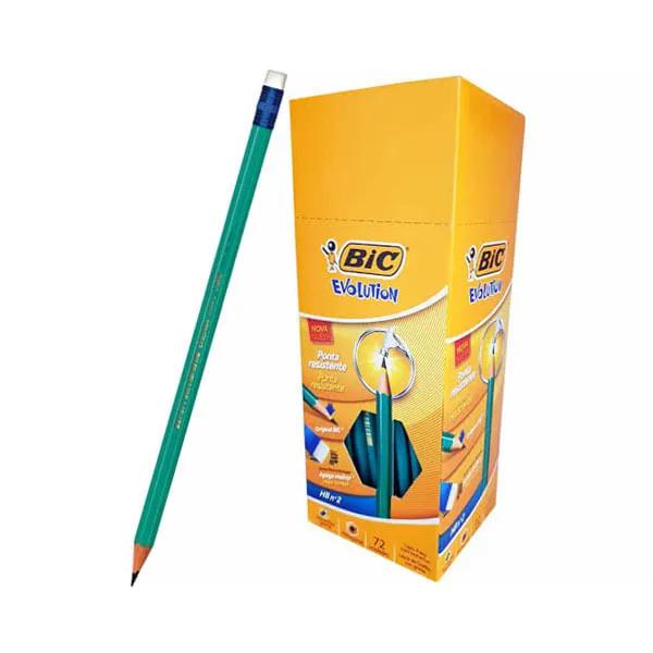 LAPIS BIC EVOLUTION C BORRACHA 72UN